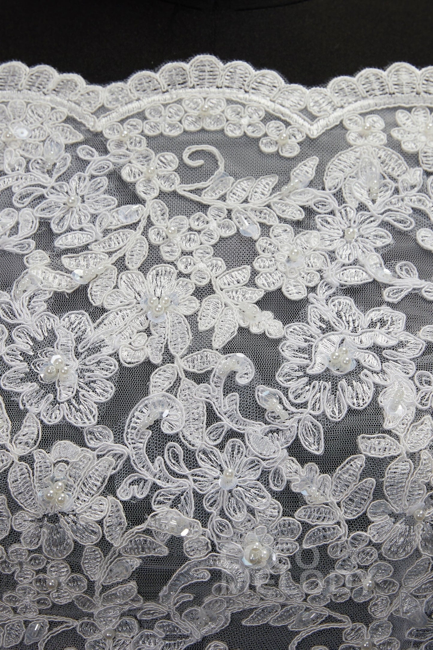 Charming Ivory Lace Half Sleeve Wedding Wrap CX0015001