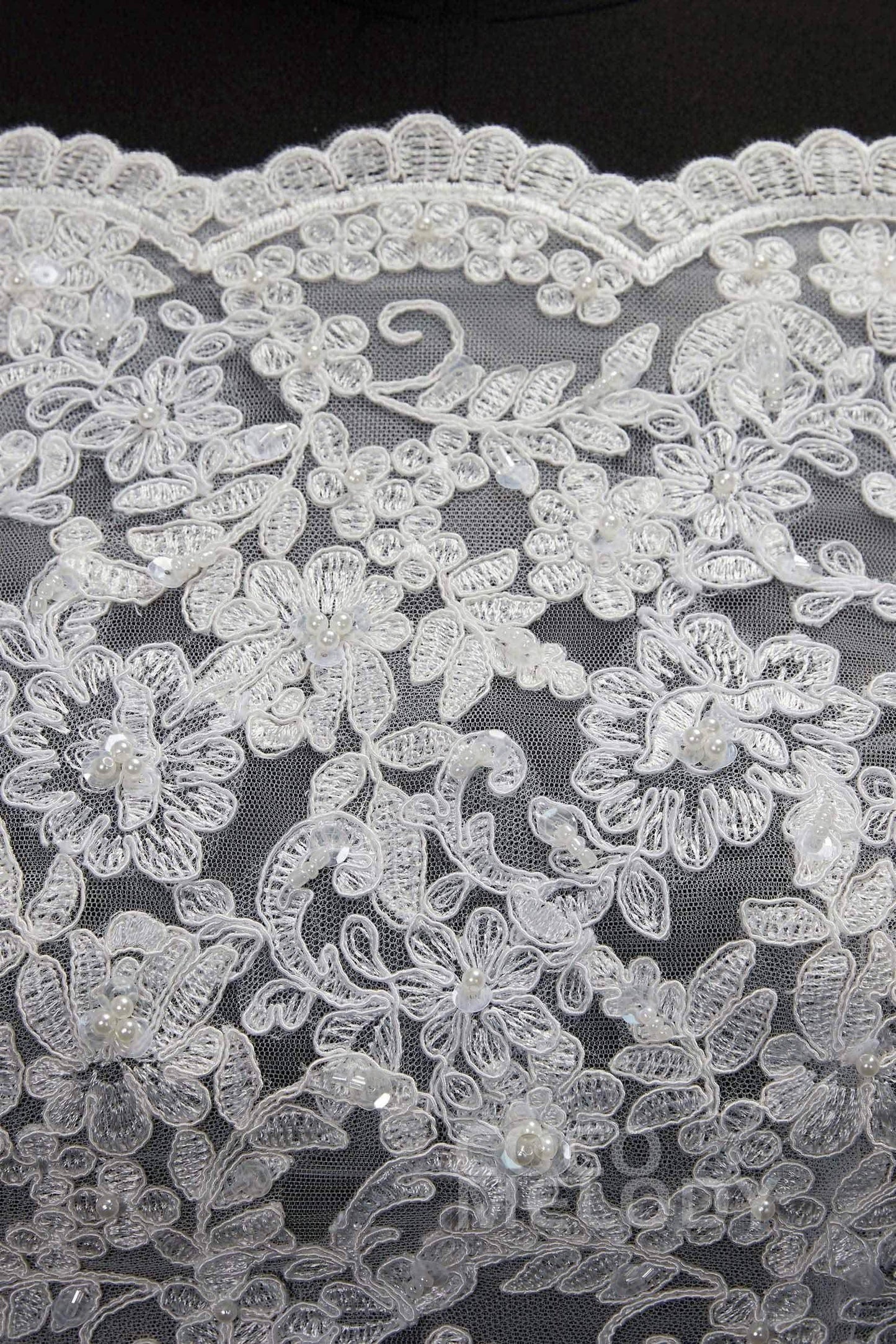 Charming Ivory Lace Half Sleeve Wedding Wrap CX0015001 - COCOMELODY