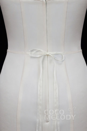 Tulle Wedding Sash with Rhinestone Imitation Pearl YD18005