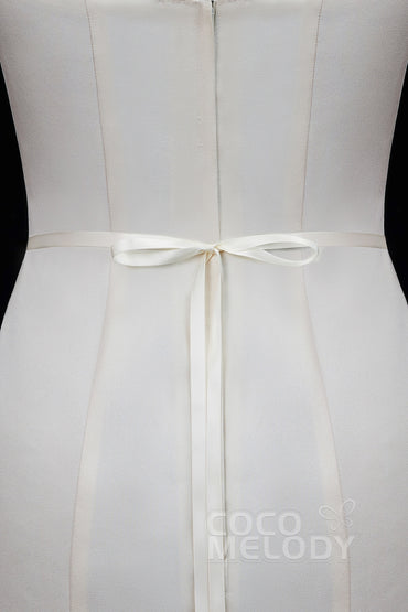 Fancy Ribbons Wedding Sash with Rhinestone YD18008