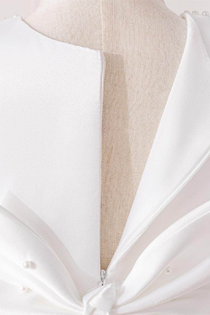 A-Line Knee Length Flower Girl Dress 811884333392 - COCOMELODY