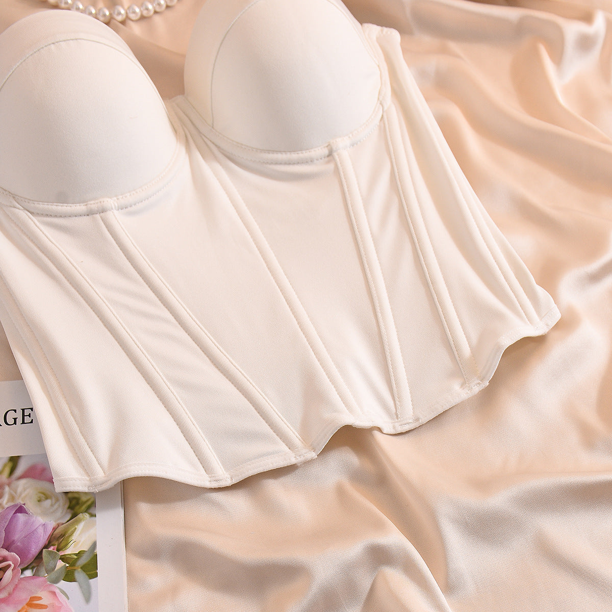 Strapless Backless Corset Bridal Bra 931536941745