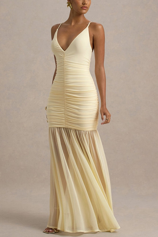 Mermaid Maxi Stretch Formal Evening Dresses 937452234687