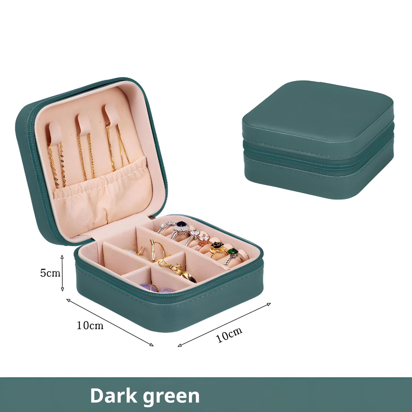 DIY design simple jewelry portable creative jewelry box 836834083360 - COCOMELODY