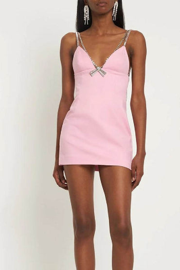 Sheath-Column Mini Polyester Cocktia Wedding Guest Dresses 726062584434 - COCOMELODY