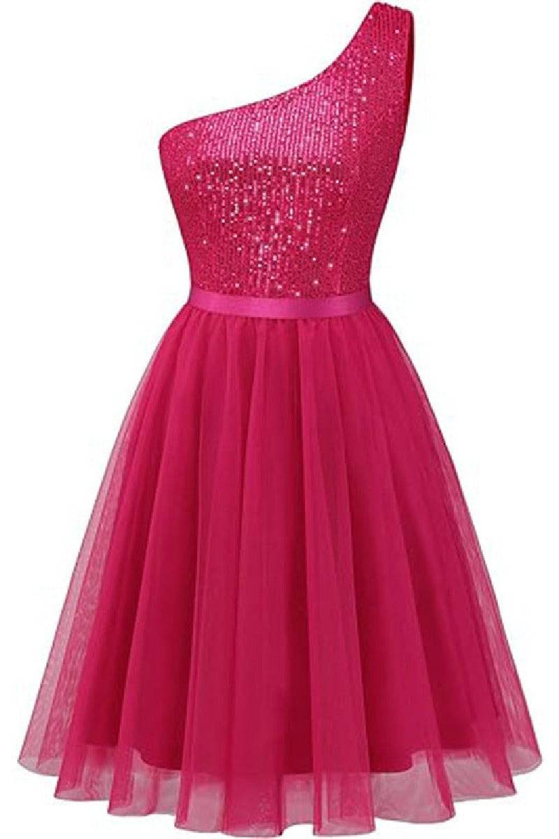 A-Line Mini Tulle Homecoming Dress 836632328295 - COCOMELODY
