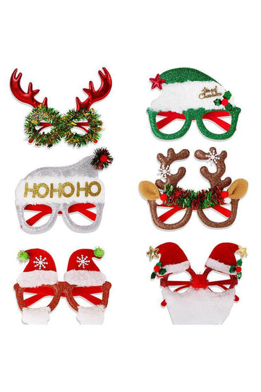 Christmas party Cartoon frame glasses for adults and children 821408242092 - COCOMELODY