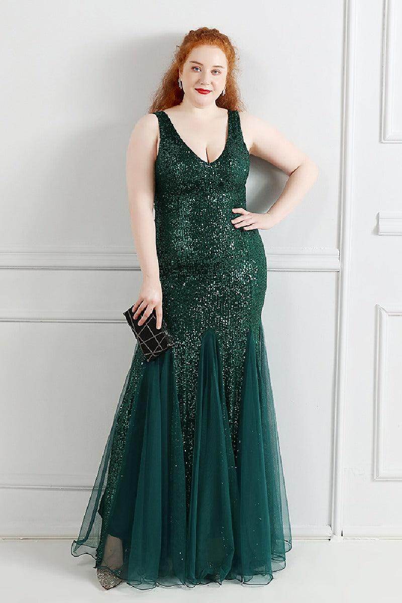 Trumpet-Mermaid Floor Length Evening Dress 647041333367 - COCOMELODY