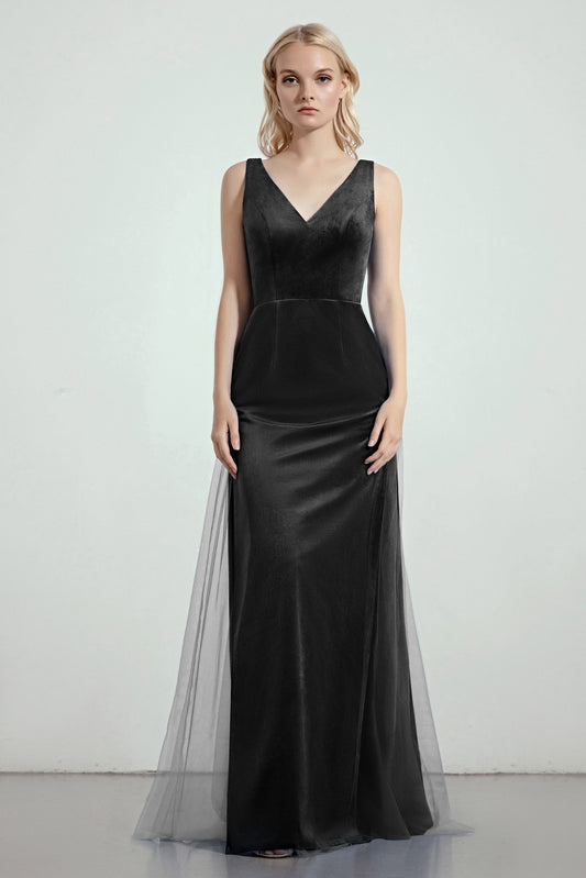 Sheath-Column Floor Length Bridesmaid Dress Formal Dresses CB0275