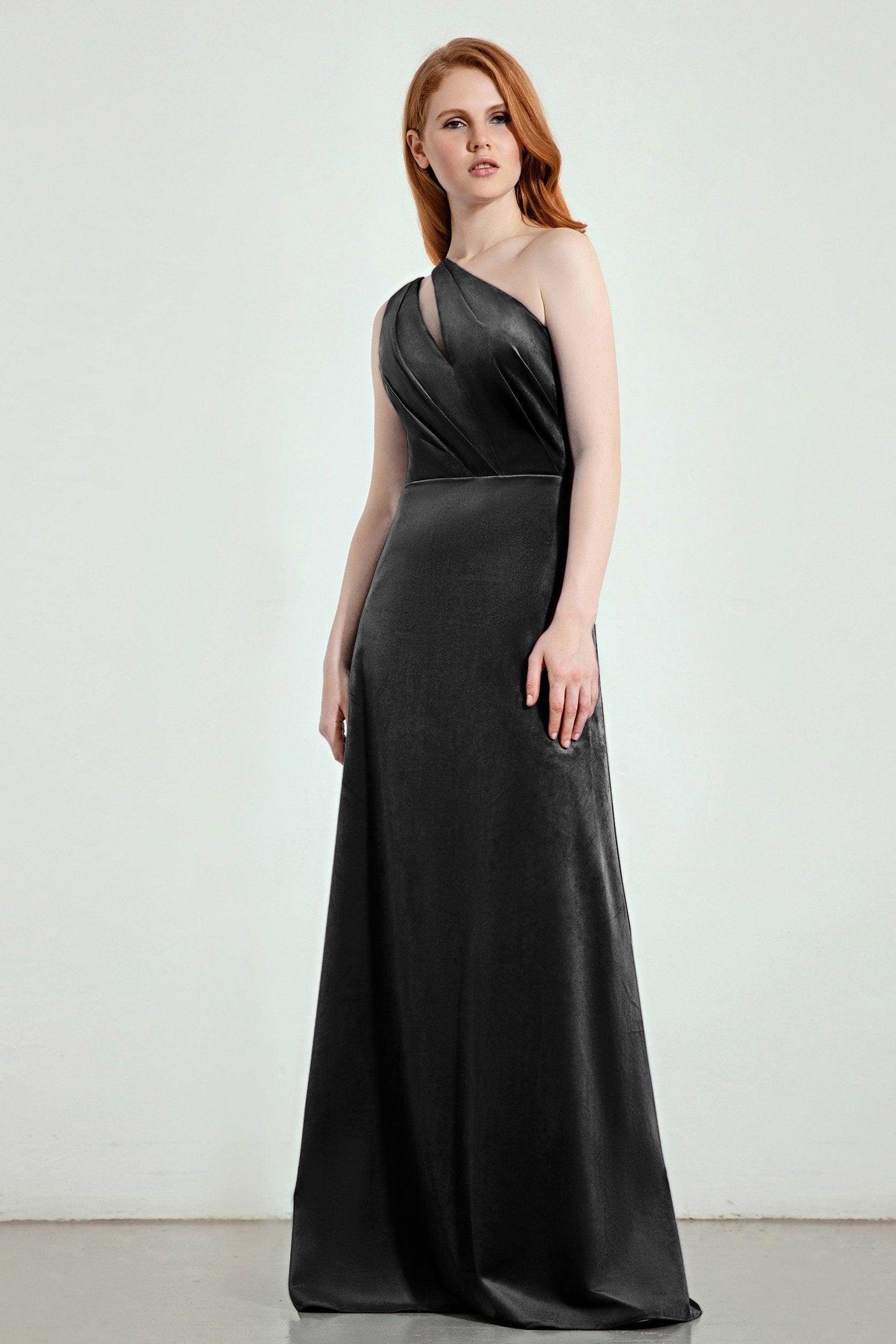 A-Line Sweep-Brush Train Bridesmaid Dress Formal Dresses CB0277 - COCOMELODY