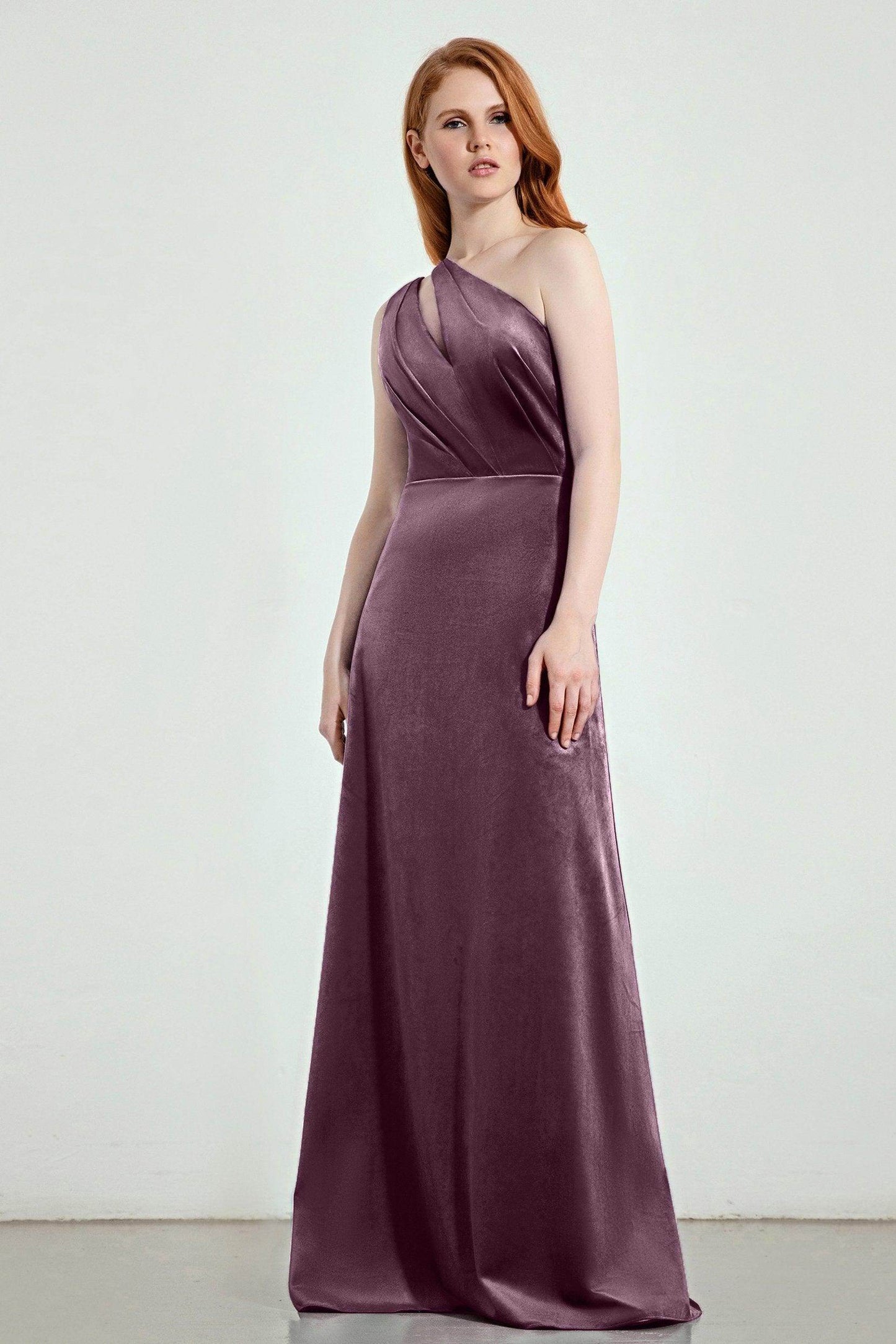 A-Line Sweep-Brush Train Bridesmaid Dress Formal Dresses CB0277 - COCOMELODY