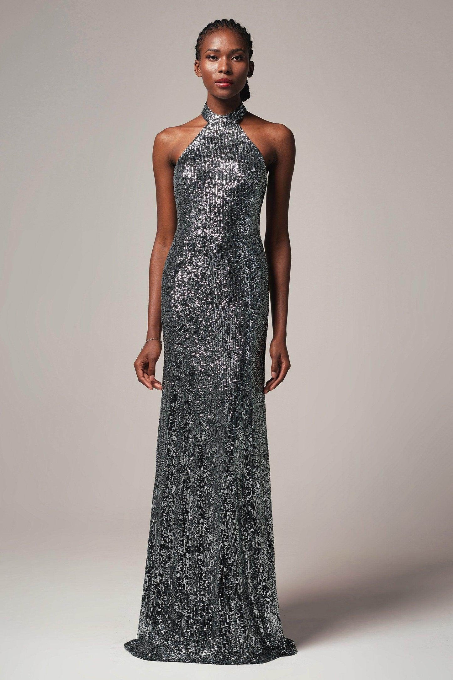 Sheath-Column Floor Length Sequined Dress CB0401 - COCOMELODY