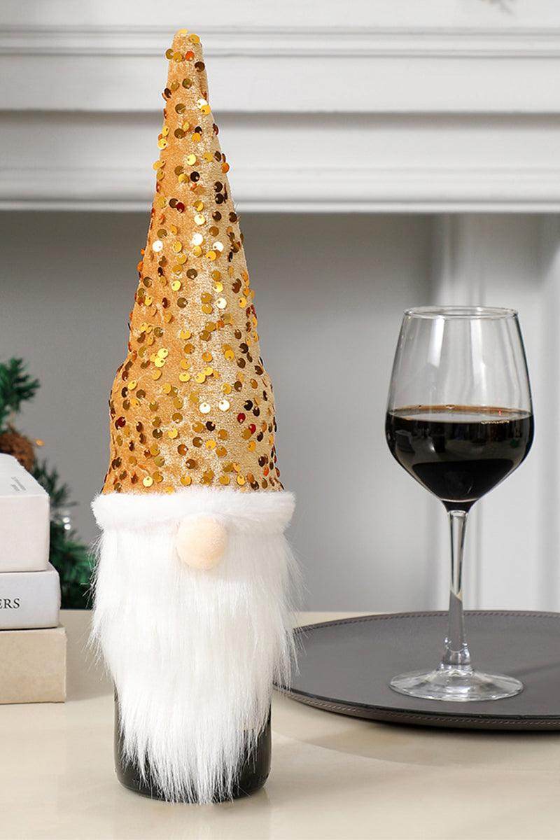 Christmas decorations sequin faceless doll bottle sleeve party 844089687689 - COCOMELODY