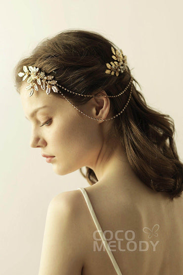 Alloy Hair Combs with Rhinestone CH0312 - COCOMELODY