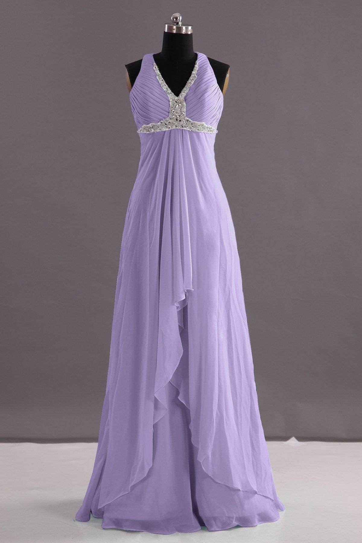 Sheath-Column Floor Length Chiffon Evening Dress COEF14001 - COCOMELODY