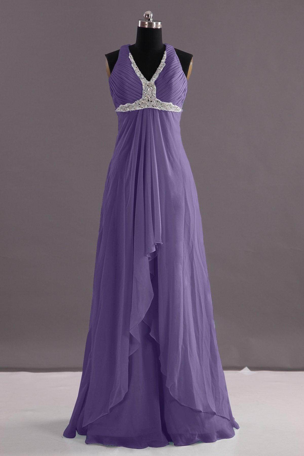 Sheath-Column Floor Length Chiffon Evening Dress COEF14001 - COCOMELODY