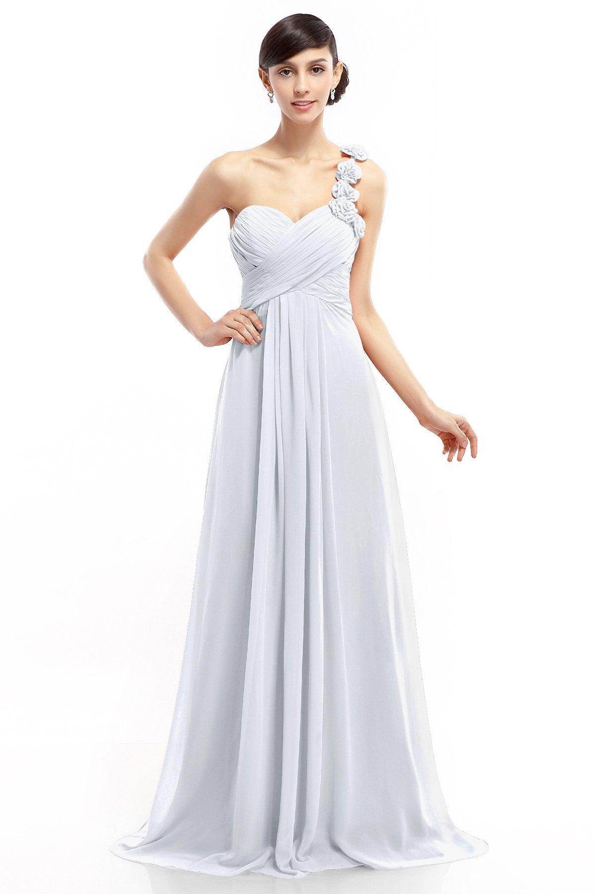 Sheath-Column Floor Length Chiffon Dresses COLT14017 - COCOMELODY