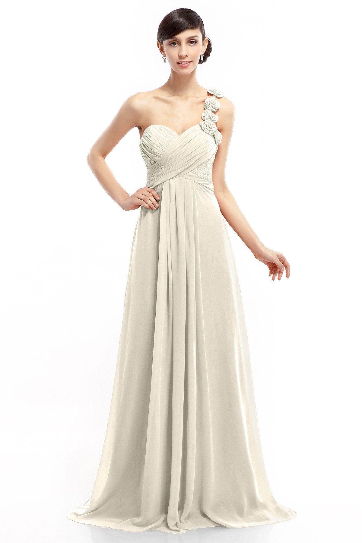 Sheath-Column Floor Length Chiffon Dresses COLT14017 - COCOMELODY