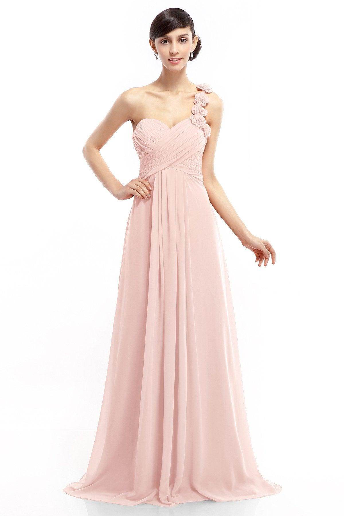 Sheath-Column Floor Length Chiffon Dresses COLT14017 - COCOMELODY