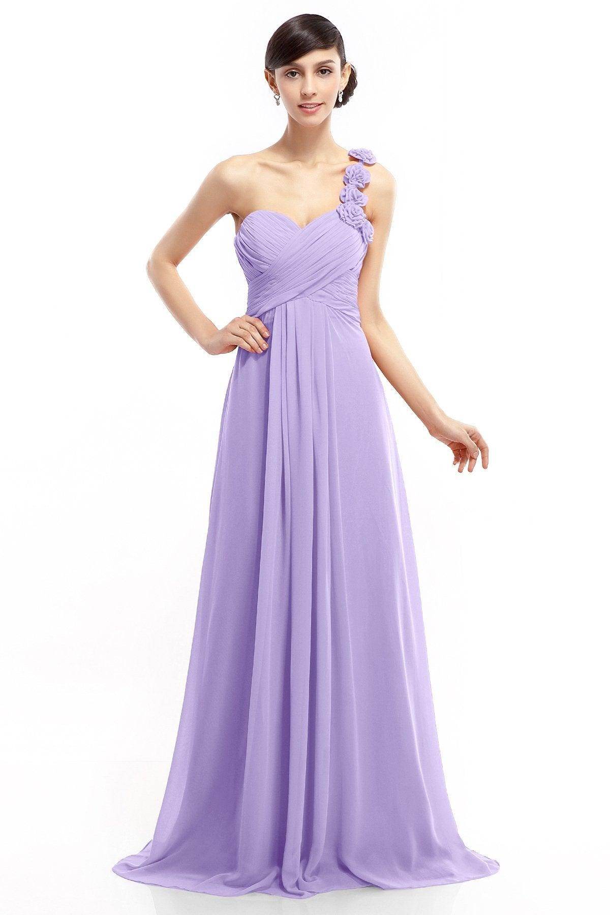 Sheath-Column Floor Length Chiffon Dresses COLT14017 - COCOMELODY