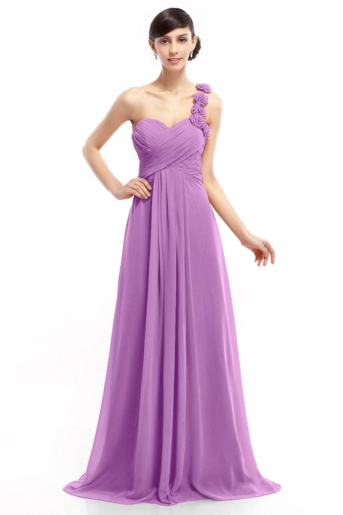 Sheath-Column Floor Length Chiffon Dresses COLT14017 - COCOMELODY