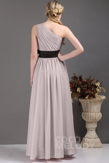 Sheath-Column Floor Length Bridesmaids Dress COSF14001