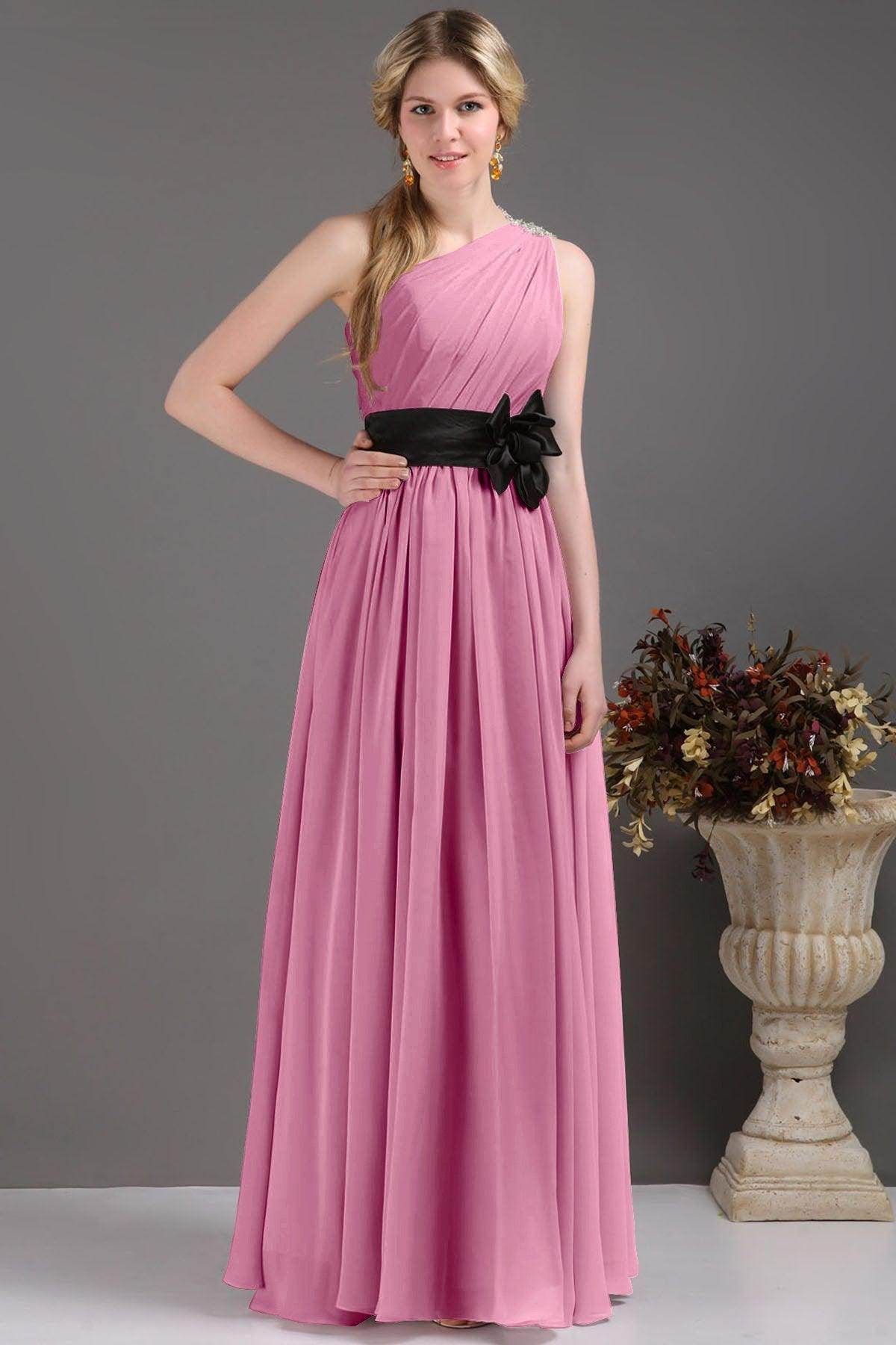 Sheath-Column Floor Length Bridesmaids Dress COSF14001 - COCOMELODY
