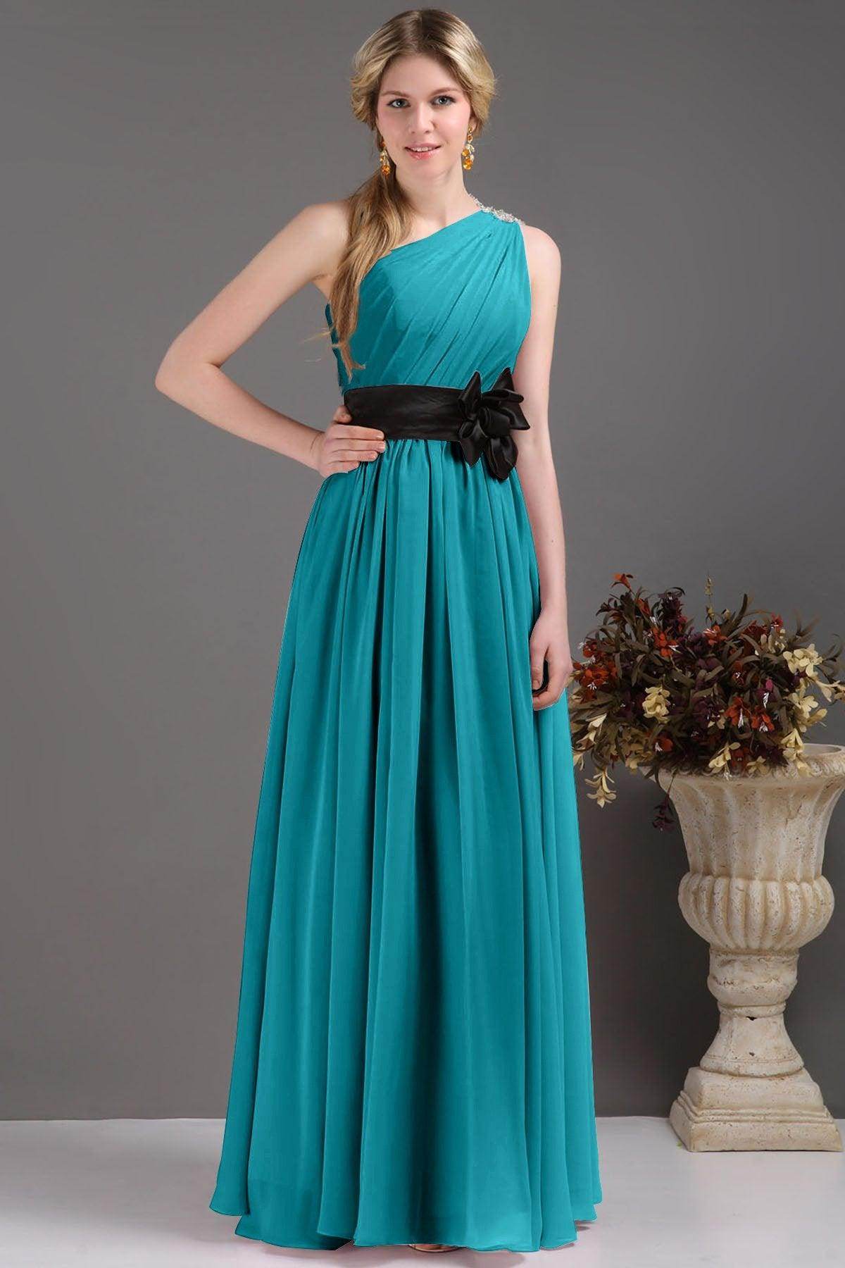 Sheath-Column Floor Length Bridesmaids Dress COSF14001 - COCOMELODY