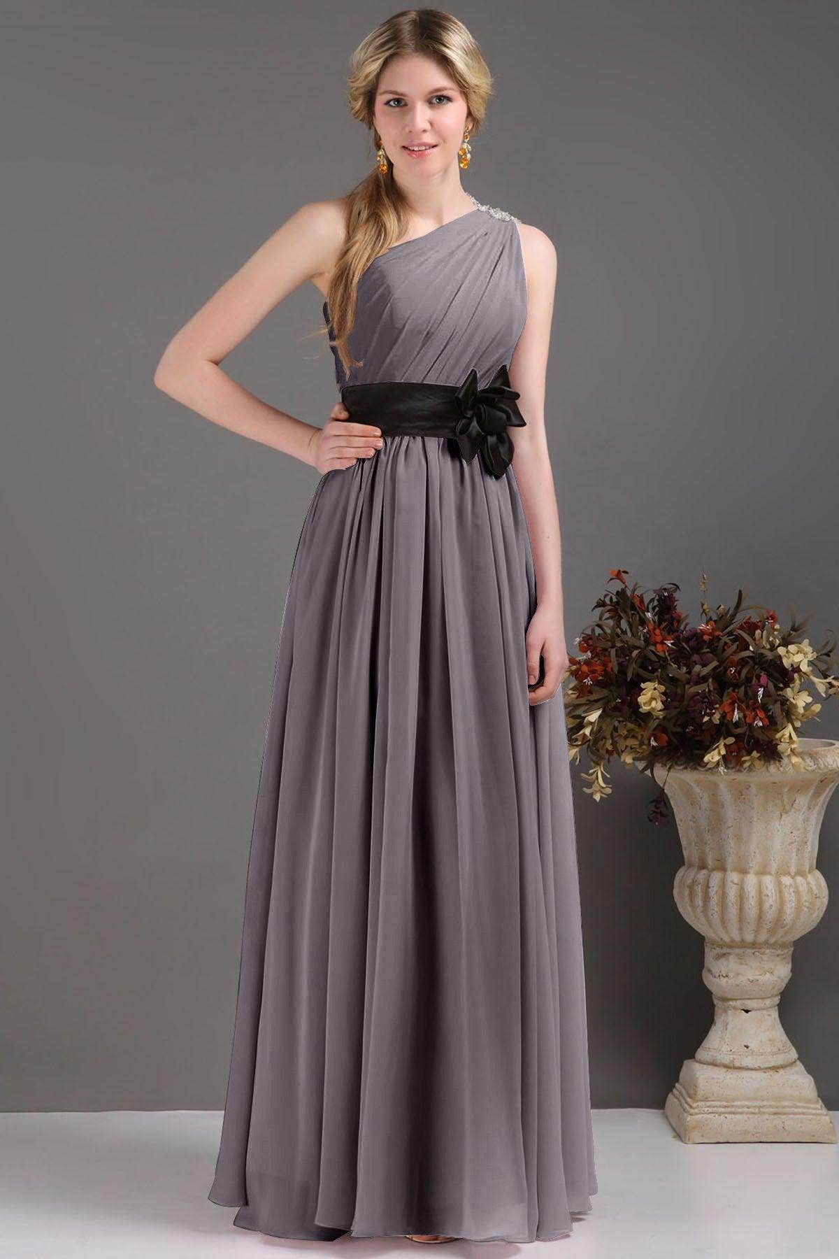 Sheath-Column Floor Length Bridesmaids Dress COSF14001 - COCOMELODY