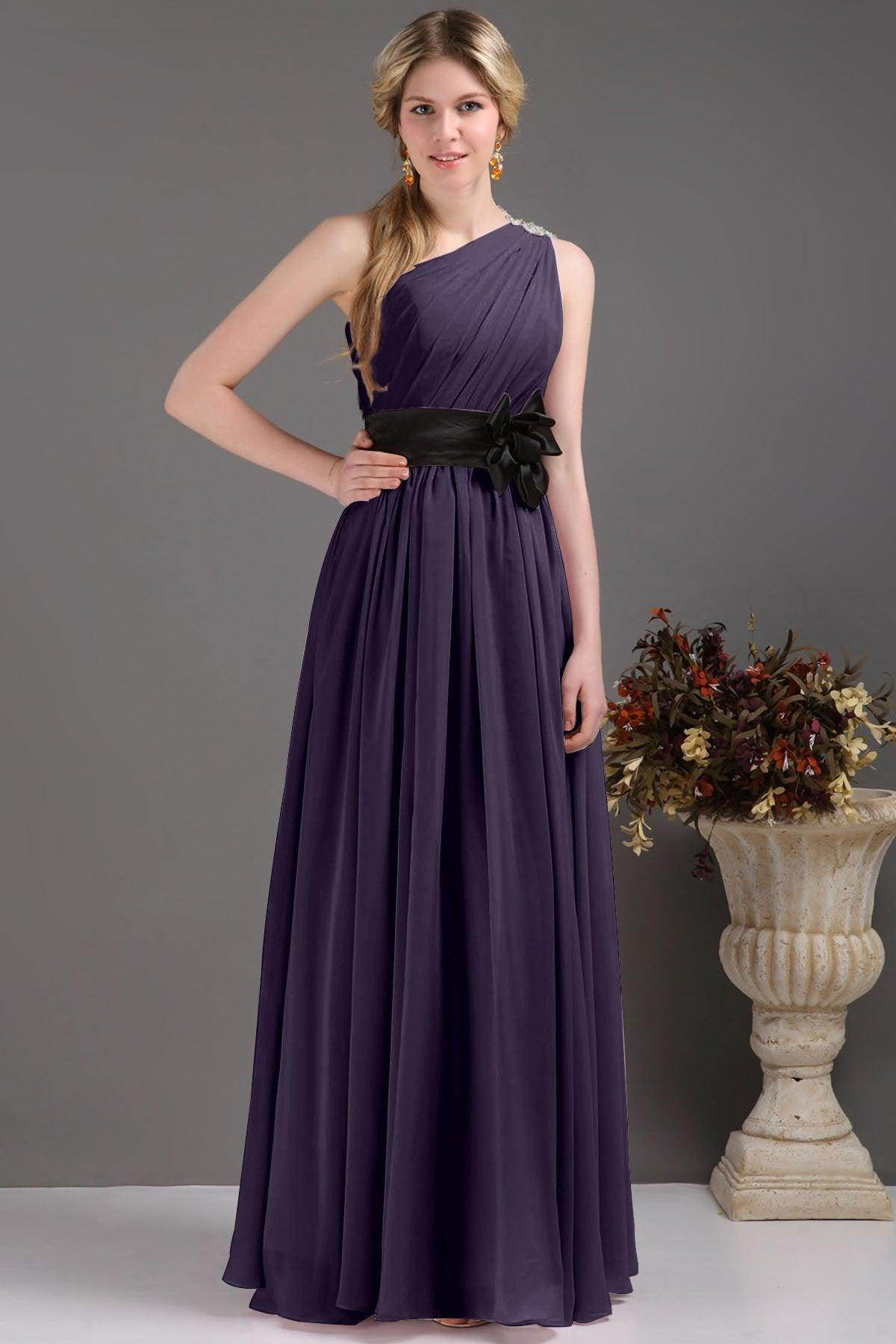 Sheath-Column Floor Length Bridesmaids Dress COSF14001 - COCOMELODY