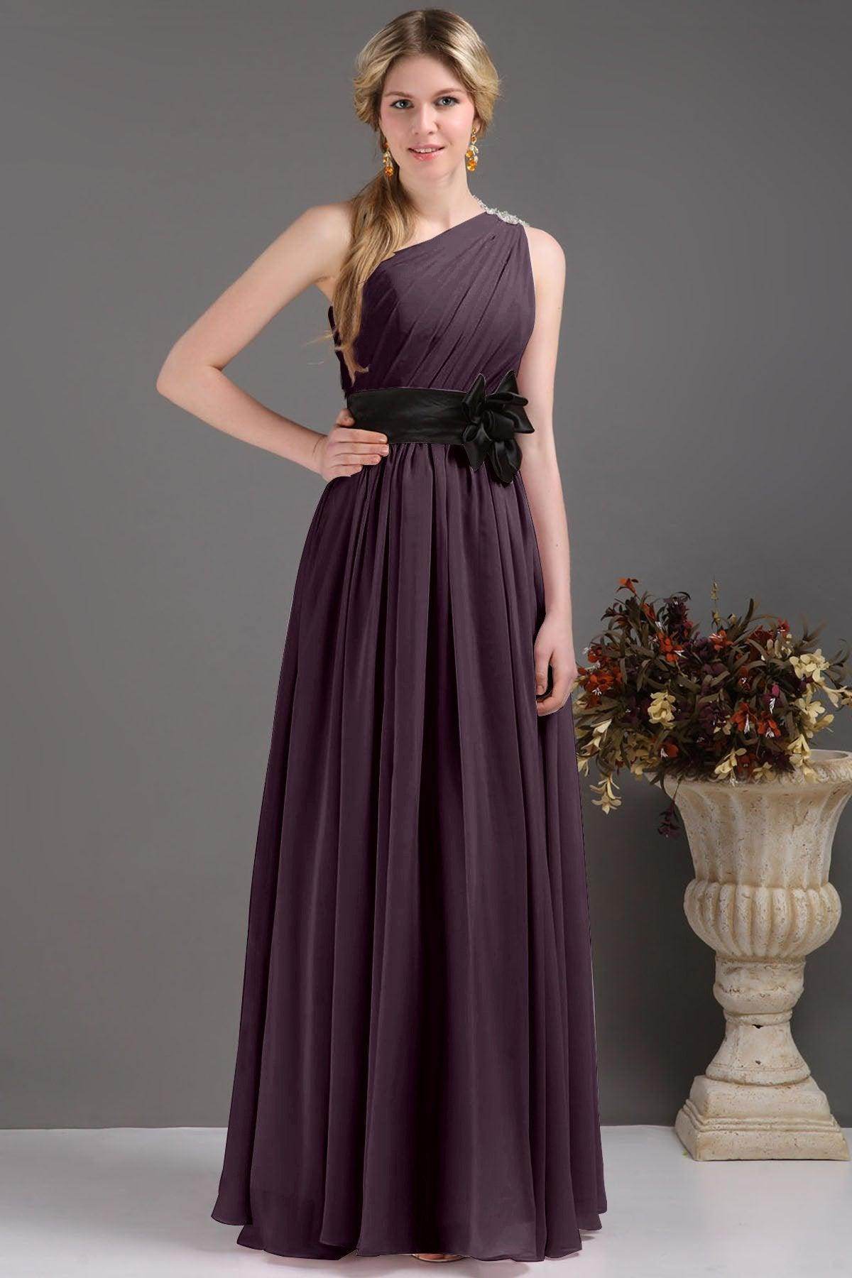Sheath-Column Floor Length Bridesmaids Dress COSF14001 - COCOMELODY