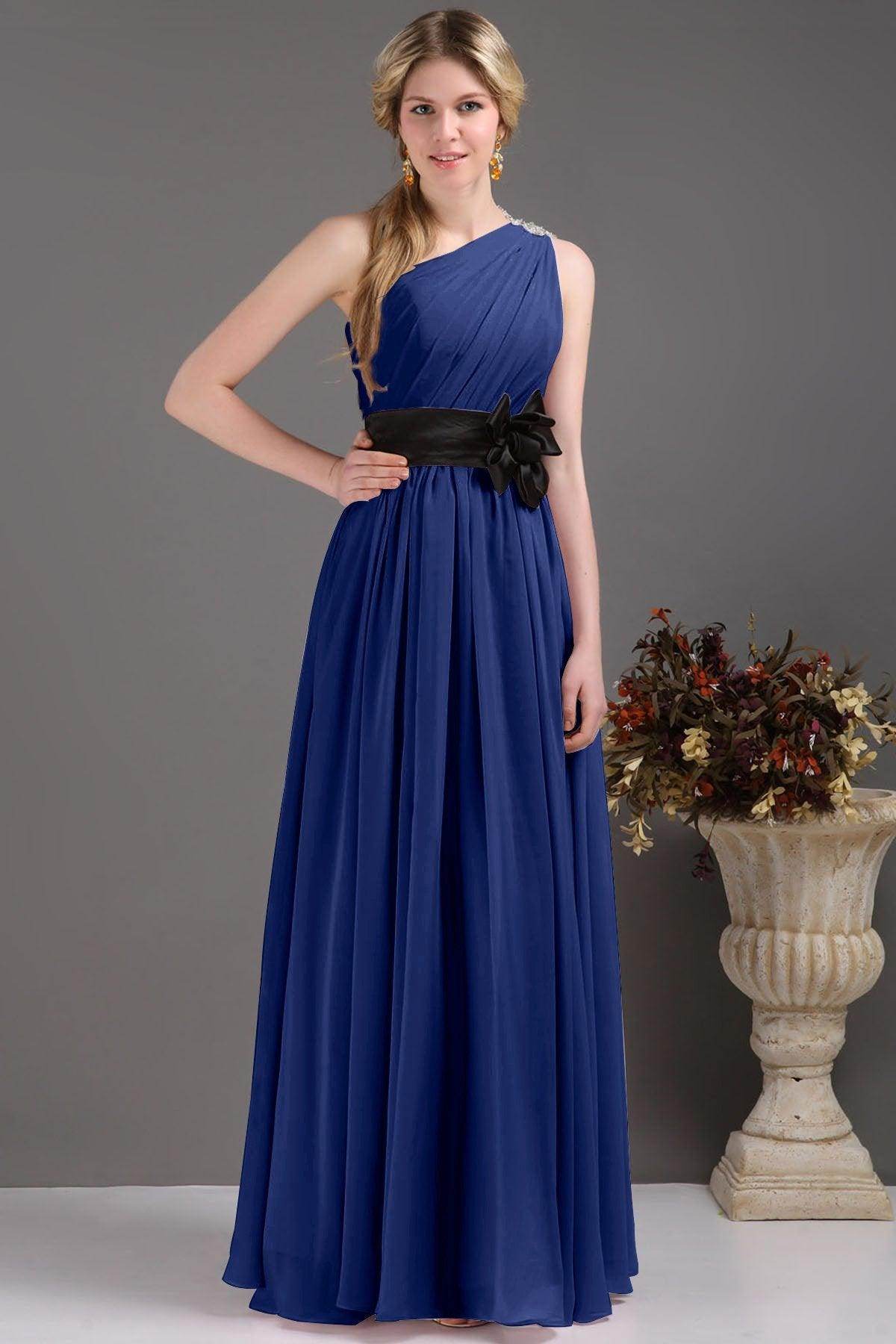 Sheath-Column Floor Length Bridesmaids Dress COSF14001 - COCOMELODY