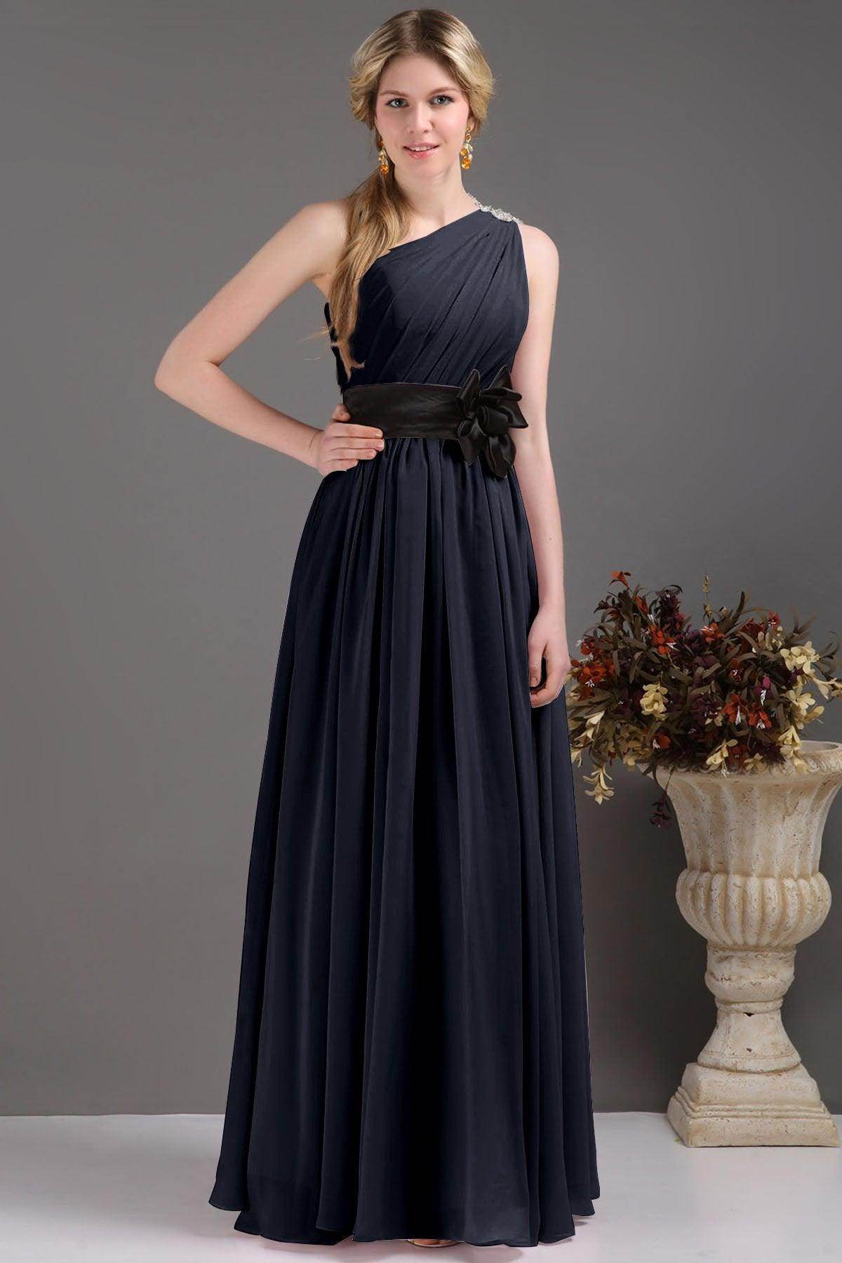 Sheath-Column Floor Length Bridesmaids Dress COSF14001 - COCOMELODY