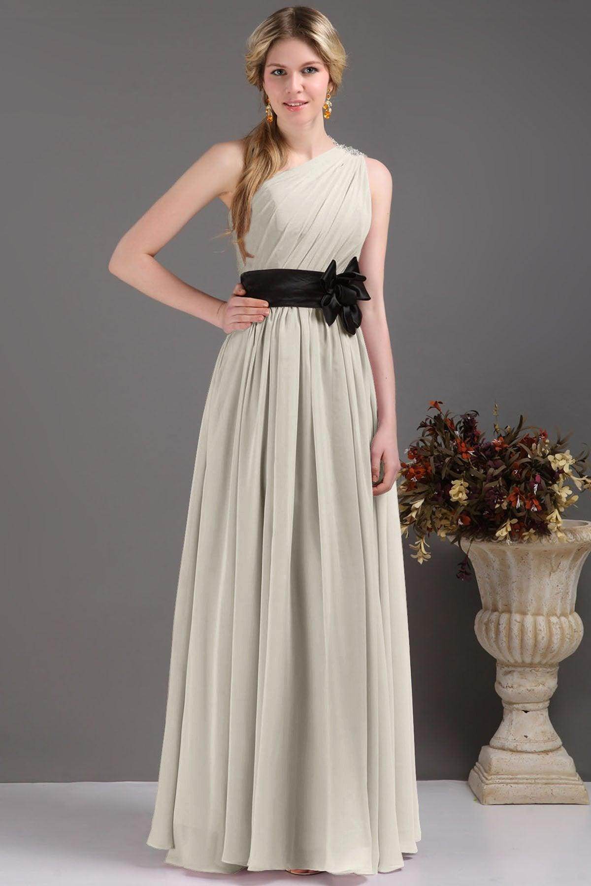 Sheath-Column Floor Length Bridesmaids Dress COSF14001 - COCOMELODY