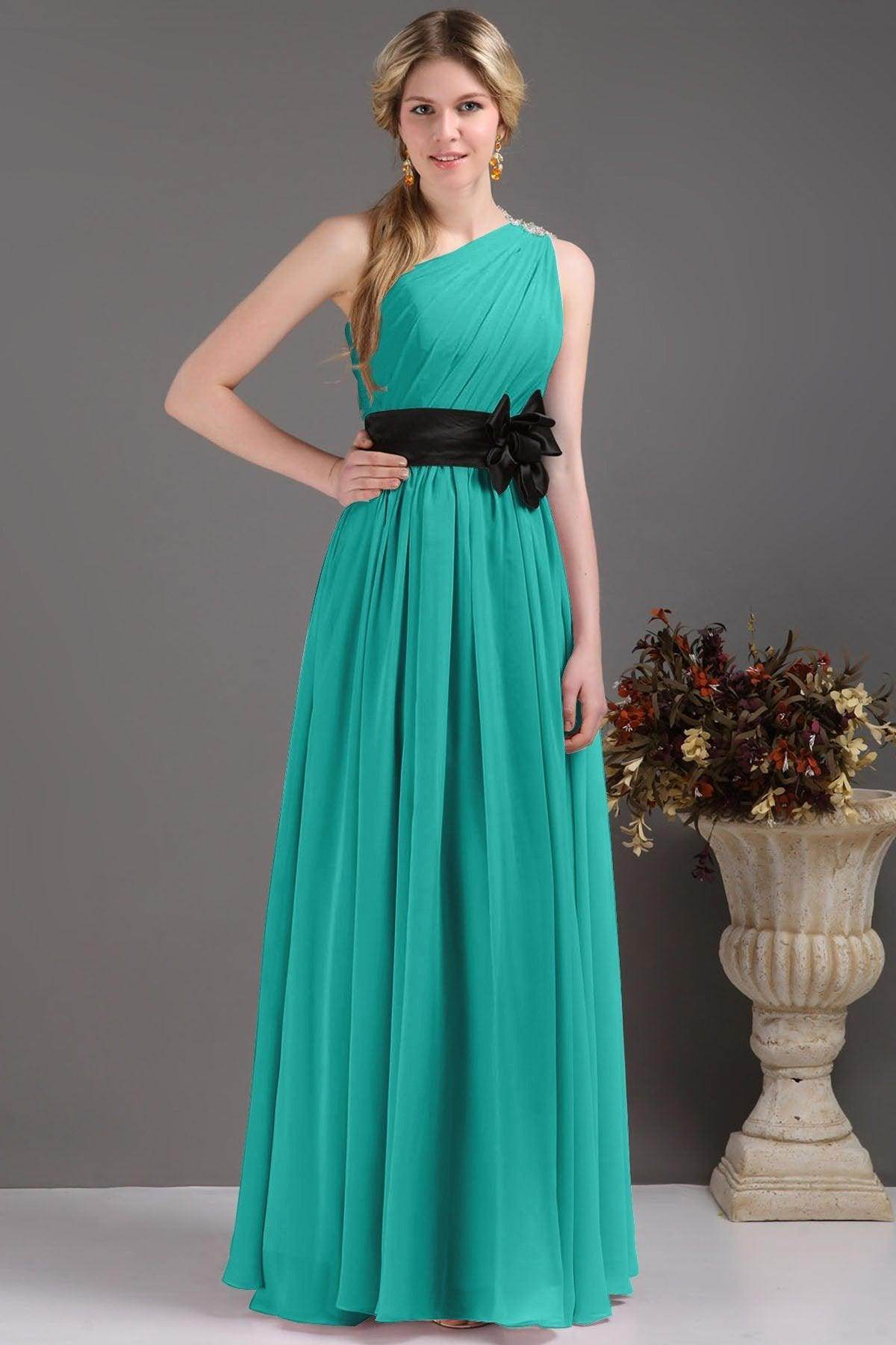 Sheath-Column Floor Length Bridesmaids Dress COSF14001 - COCOMELODY