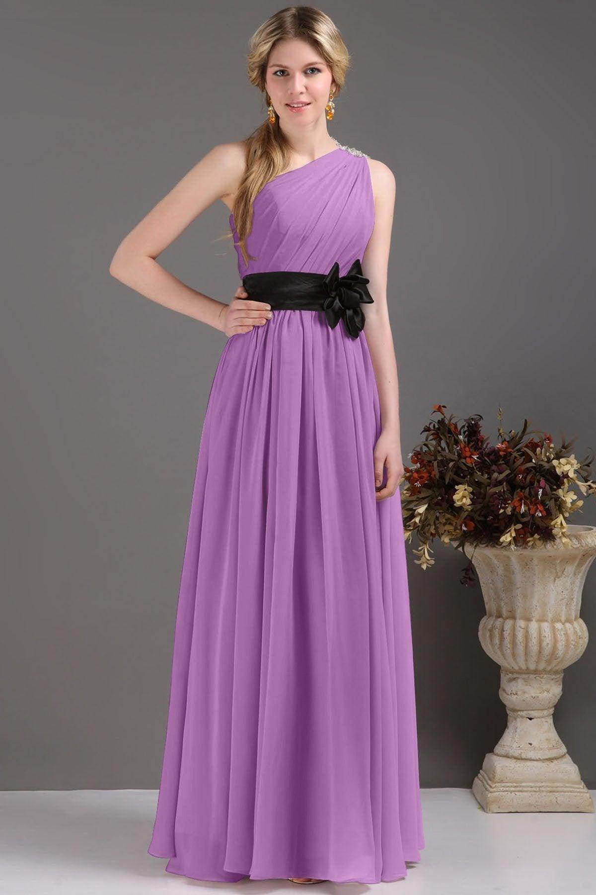 Sheath-Column Floor Length Bridesmaids Dress COSF14001 - COCOMELODY