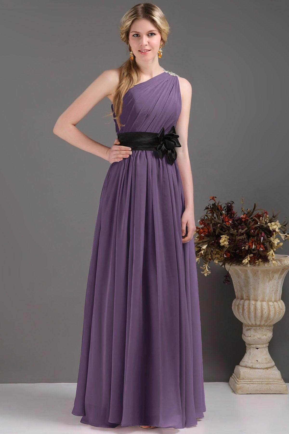 Sheath-Column Floor Length Bridesmaids Dress COSF14001 - COCOMELODY