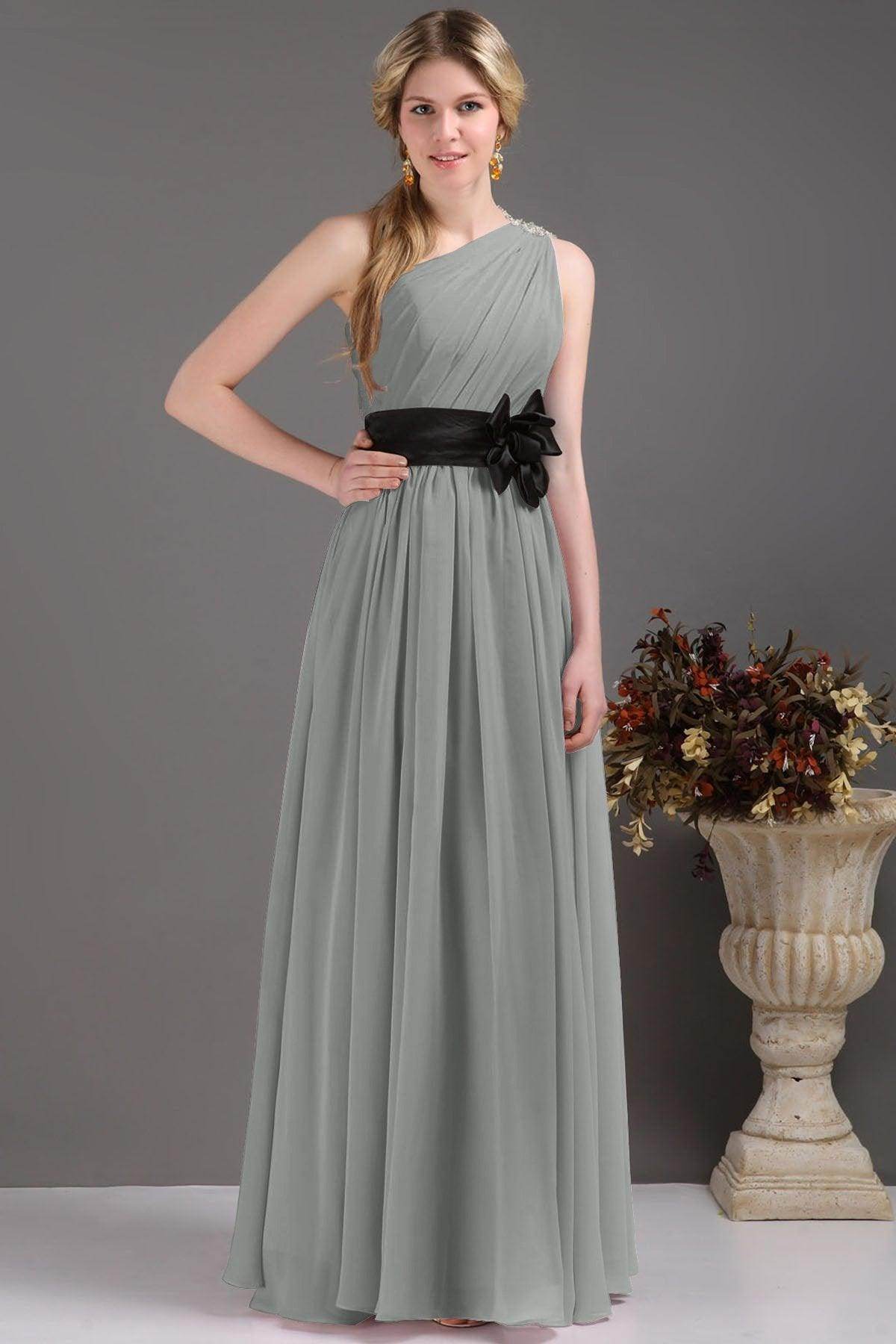 Sheath-Column Floor Length Bridesmaids Dress COSF14001 - COCOMELODY