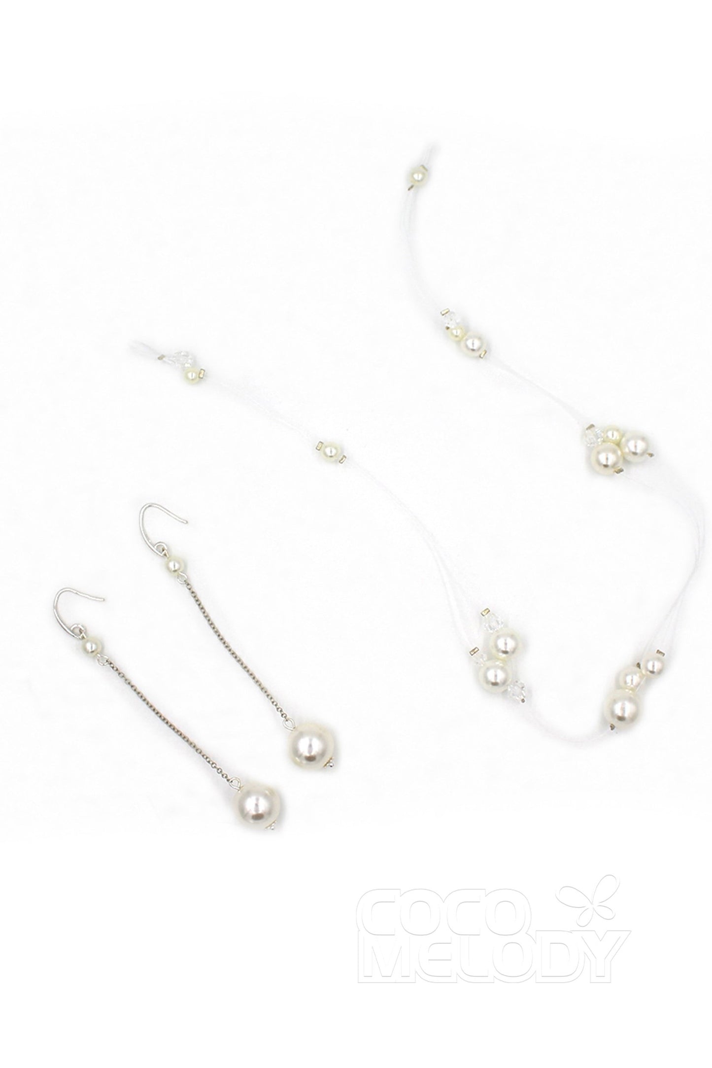 Imitation Pearl Headbands and Earrings Jewelry CY0050