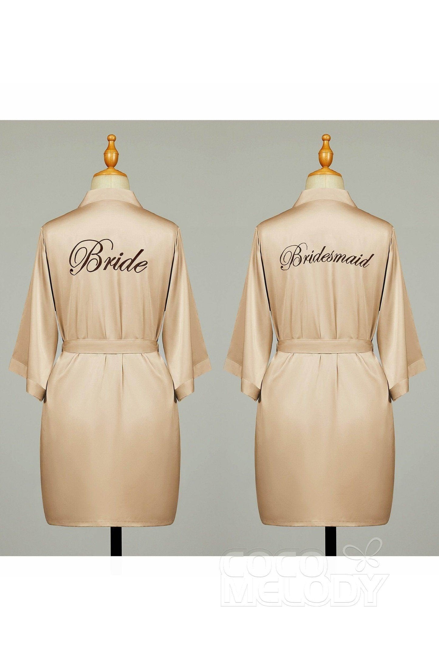 Long Chiffon Wedding Robes CZ0180 - COCOMELODY