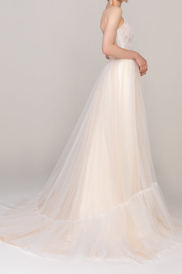 Elegant Tulle Wedding Skirt CZ0256