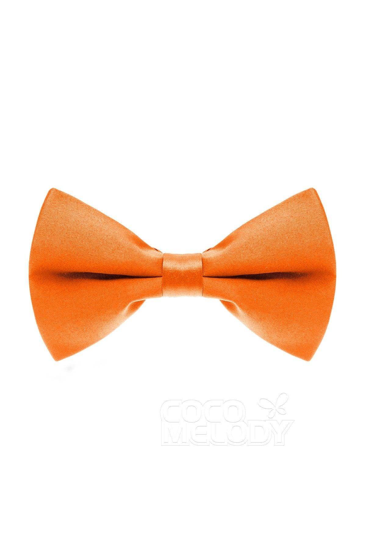 Men's Elastic Silk Like Satin Bow Ties CZ170016 - COCOMELODY
