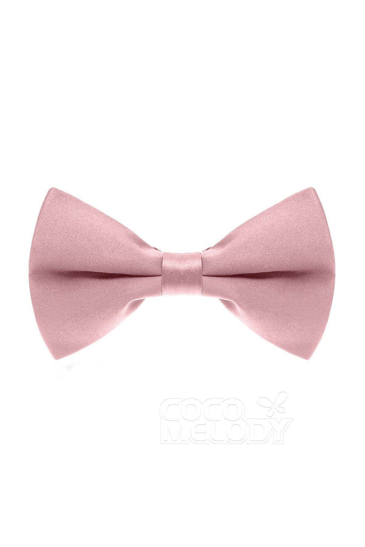 Men's Elastic Silk Like Satin Bow Ties CZ170016 - COCOMELODY