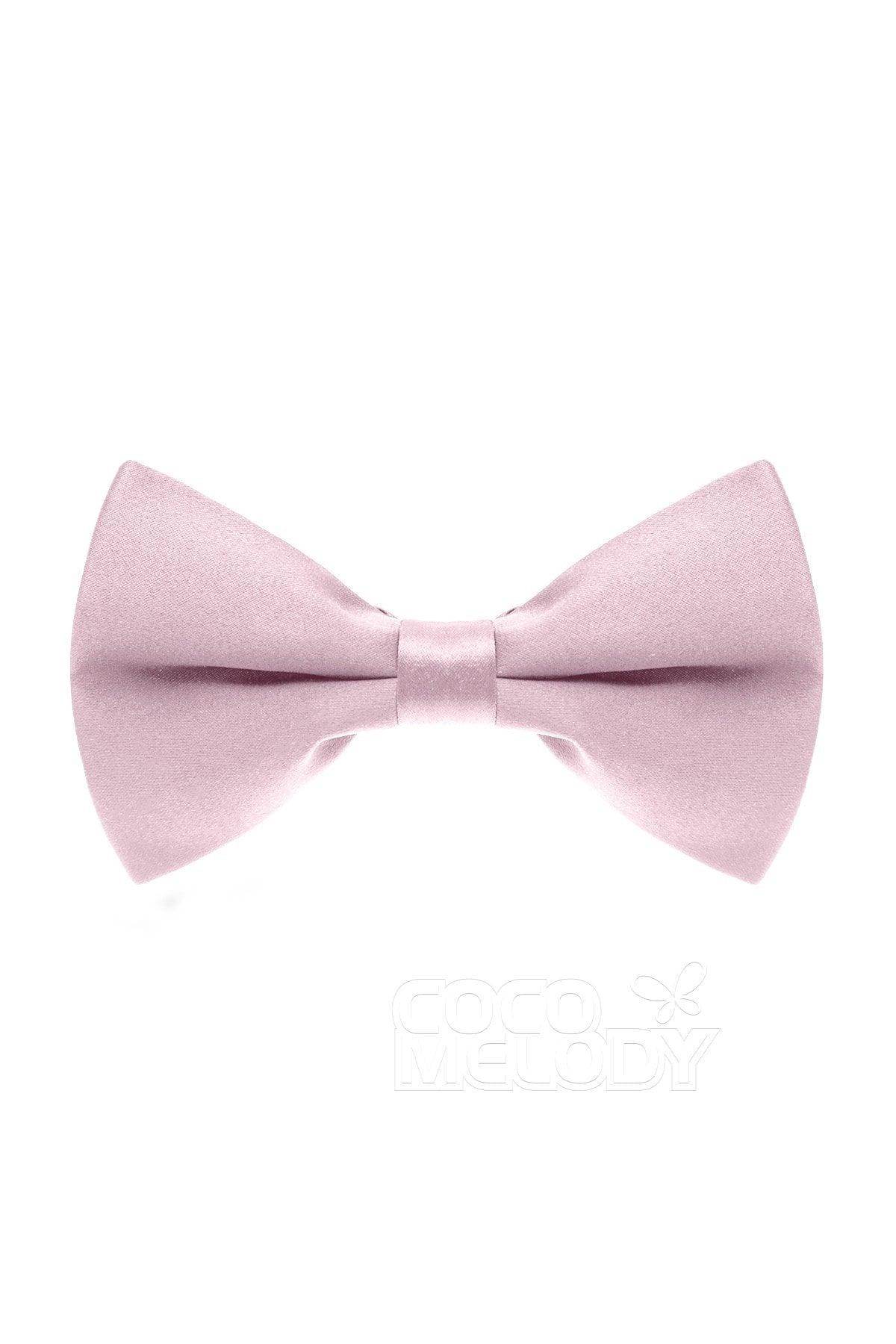 Men's Elastic Silk Like Satin Bow Ties CZ170016 - COCOMELODY