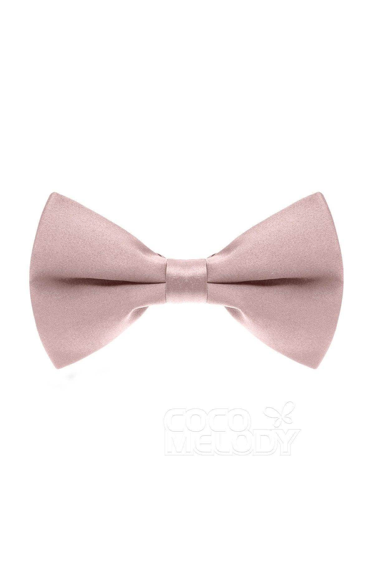 Men's Elastic Silk Like Satin Bow Ties CZ170016 - COCOMELODY