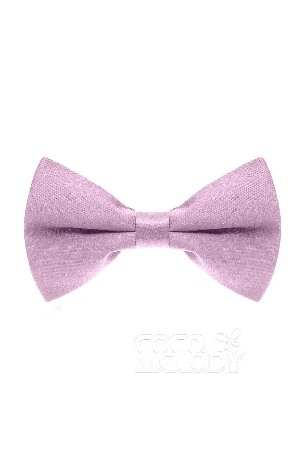 Men's Elastic Silk Like Satin Bow Ties CZ170016 - COCOMELODY