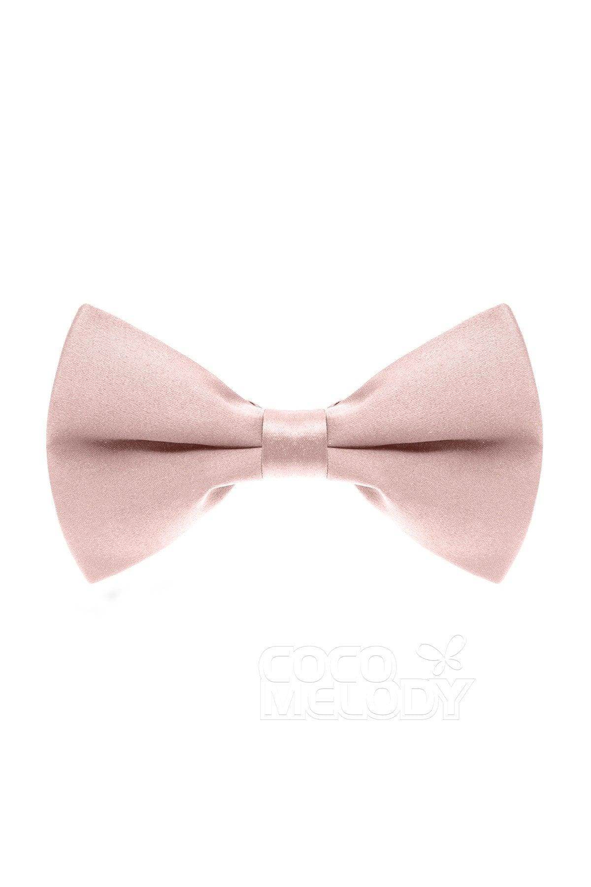 Men's Elastic Silk Like Satin Bow Ties CZ170016 - COCOMELODY
