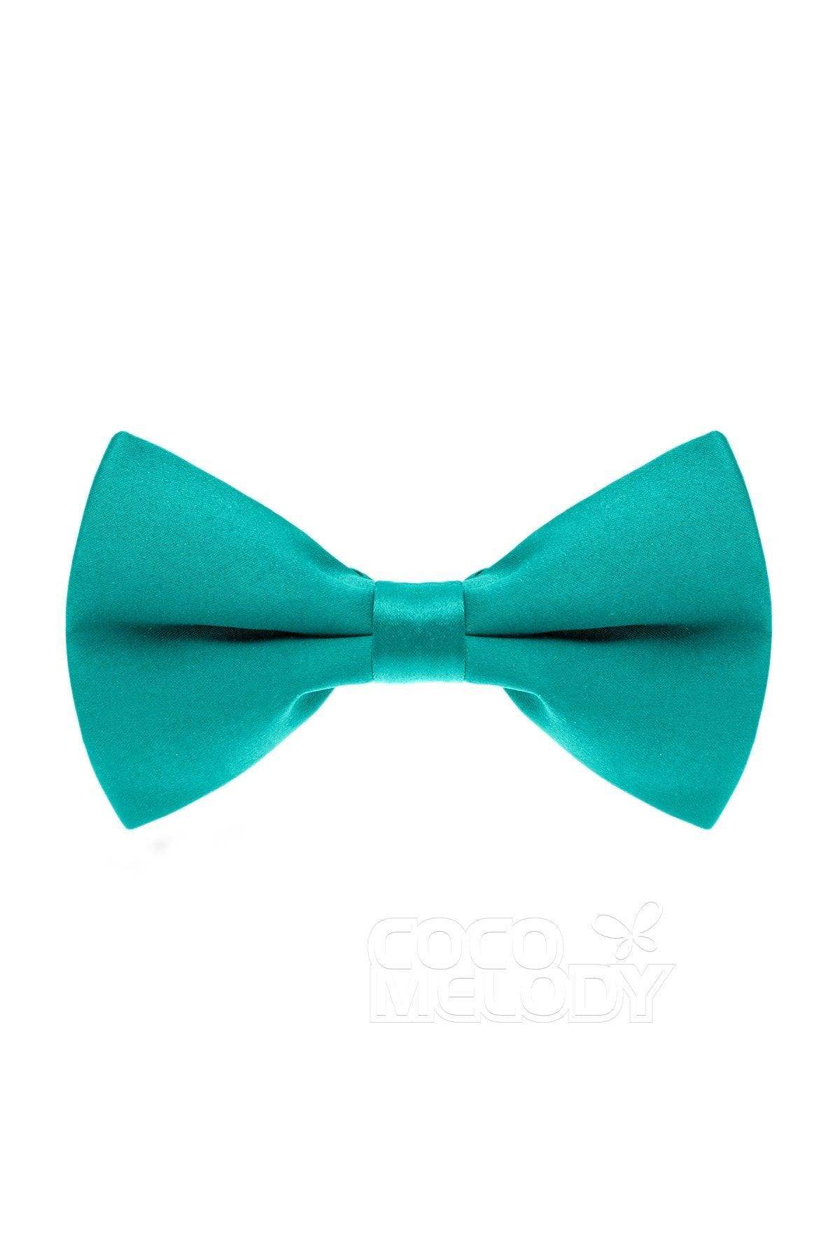 Men's Elastic Silk Like Satin Bow Ties CZ170016 - COCOMELODY