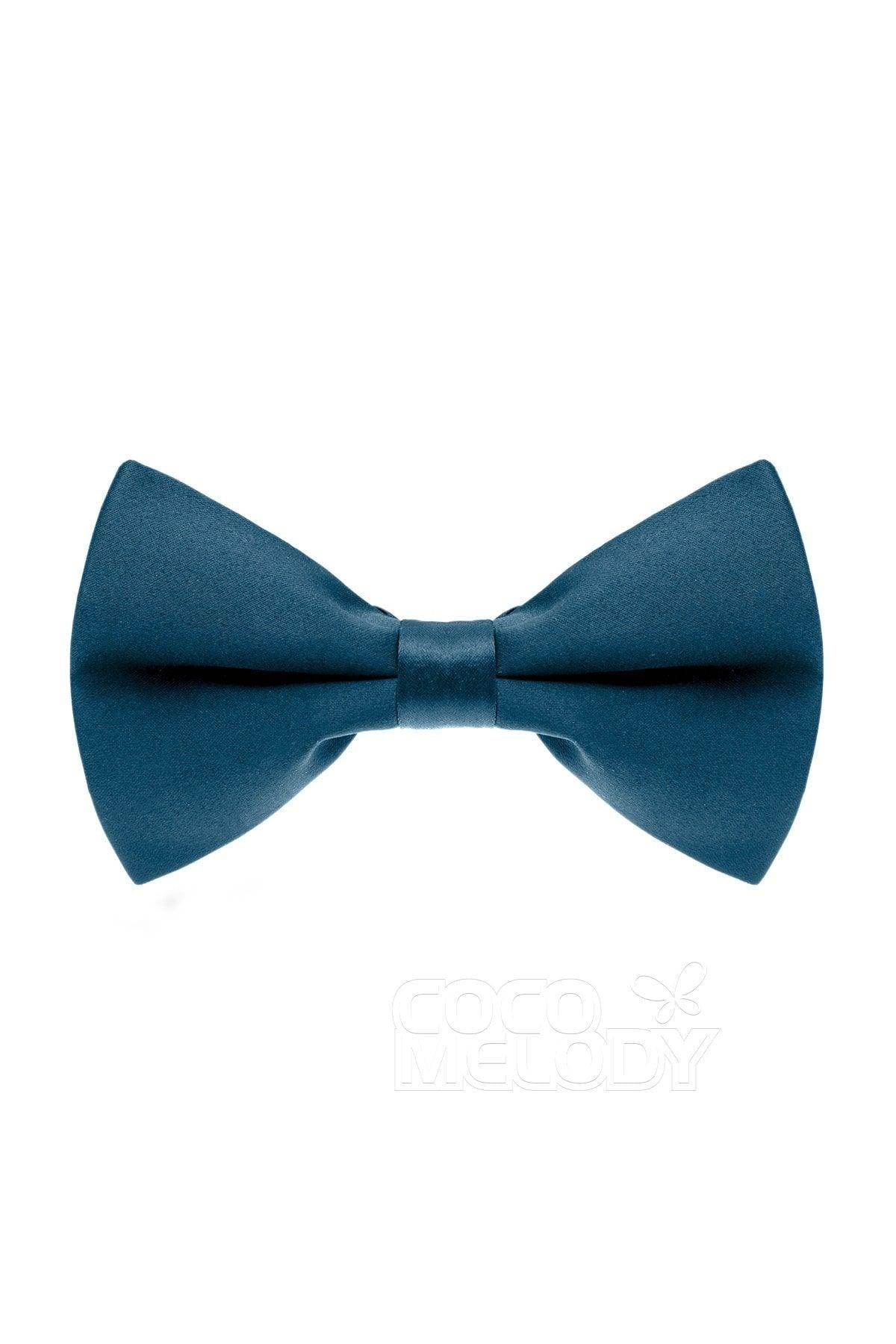 Men's Elastic Silk Like Satin Bow Ties CZ170016 - COCOMELODY