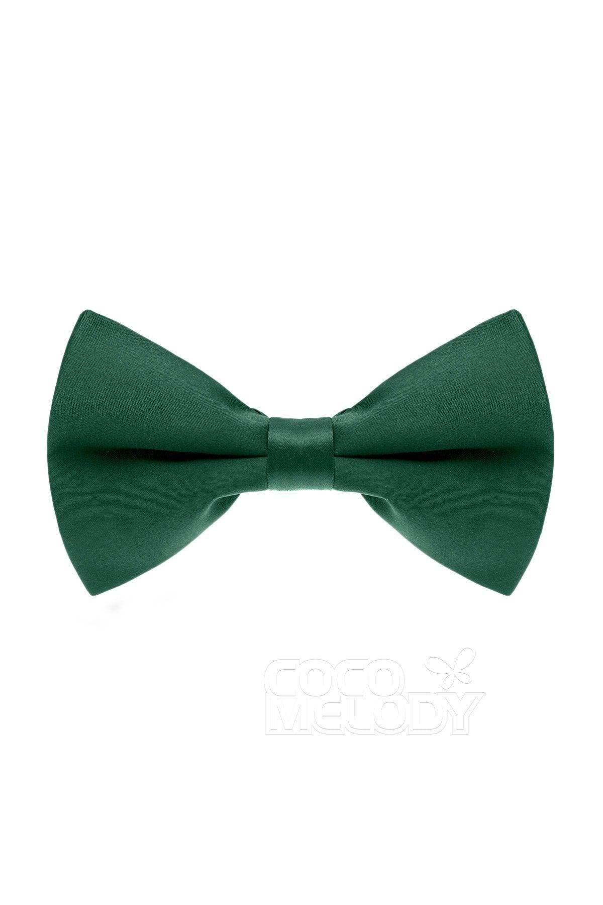 Men's Elastic Silk Like Satin Bow Ties CZ170016 - COCOMELODY